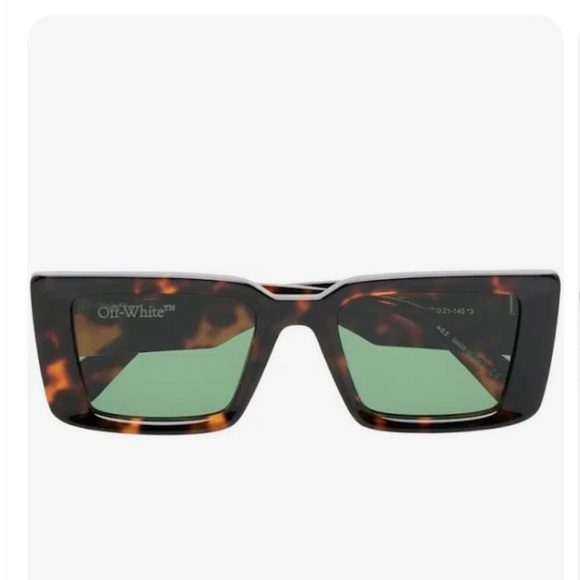 OFF WHITE Savannah Havana Green Sunglasses